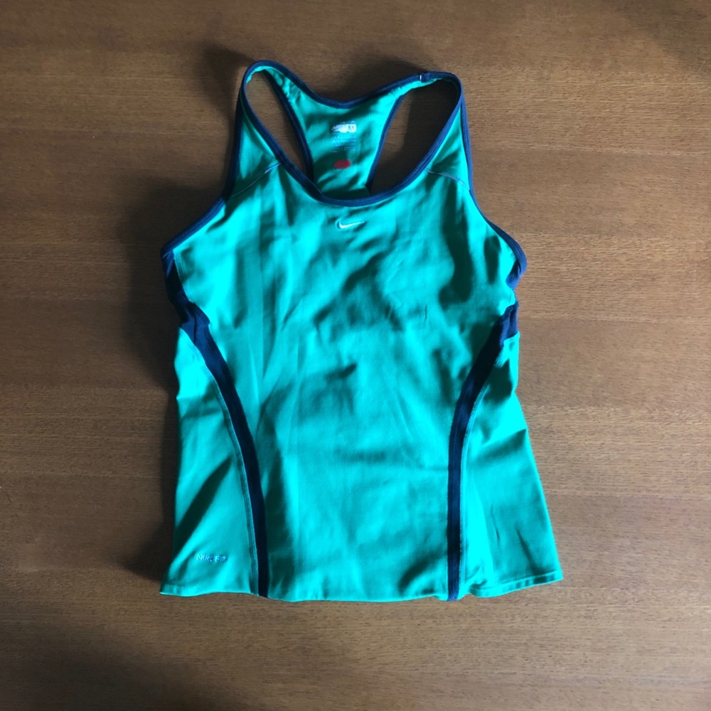 3 for $15 * NIKE DRI-FIT Raceback Tank Top with Built in Bralette